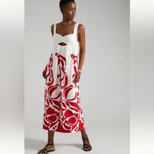 Anthropologie cutout dress